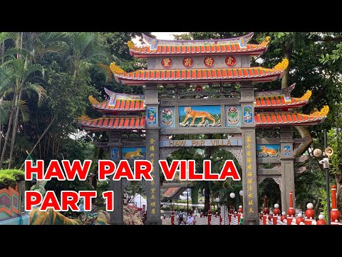 Haw Par Villa Parte 1 || Caminhando em Cingapura