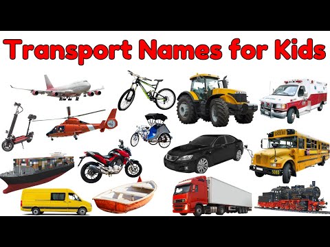Transport Vocabulary for Kids |  Fun Vehicle Vocabulary for Preschool & Kindergarten #vehicles #kids
