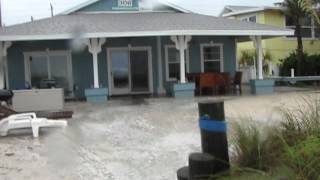 preview picture of video 'Tropical Storm Debby Storm Surge - Anna Maria Island, Bradenton Beach, Florida - 6/24/12'