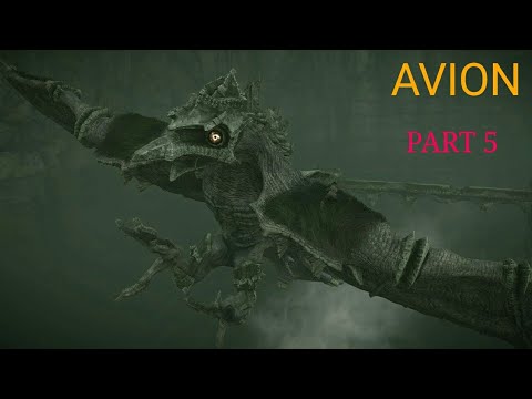 Shadow of the Colussus(Ps4) Remake Walkthrough Part 5-fifth Colossi Battle (Avion)