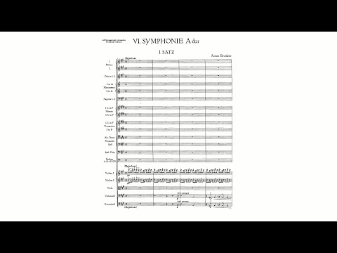 Bruckner: Symphony No. 6 in A major, WAB 106 [1881 version] (with Score)