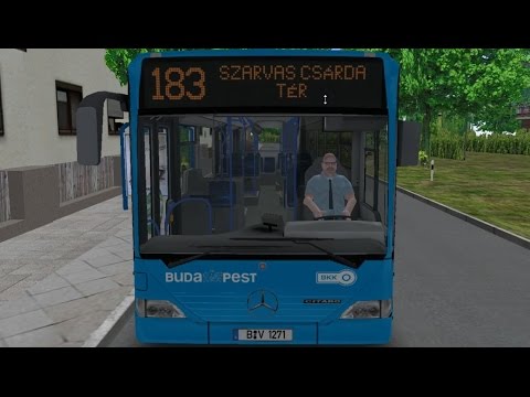 Omsi 2 Dél Pest V3.2 - Szemeretelep-Szarvas csárda - 183 - Mercedes Citaro + Letöltés (Budapest map)