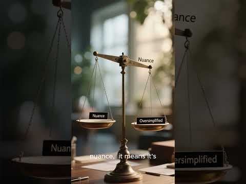 The meaning and usage of the word 'Nuance' #vocabulary #dailywords #britishenglish #consistency