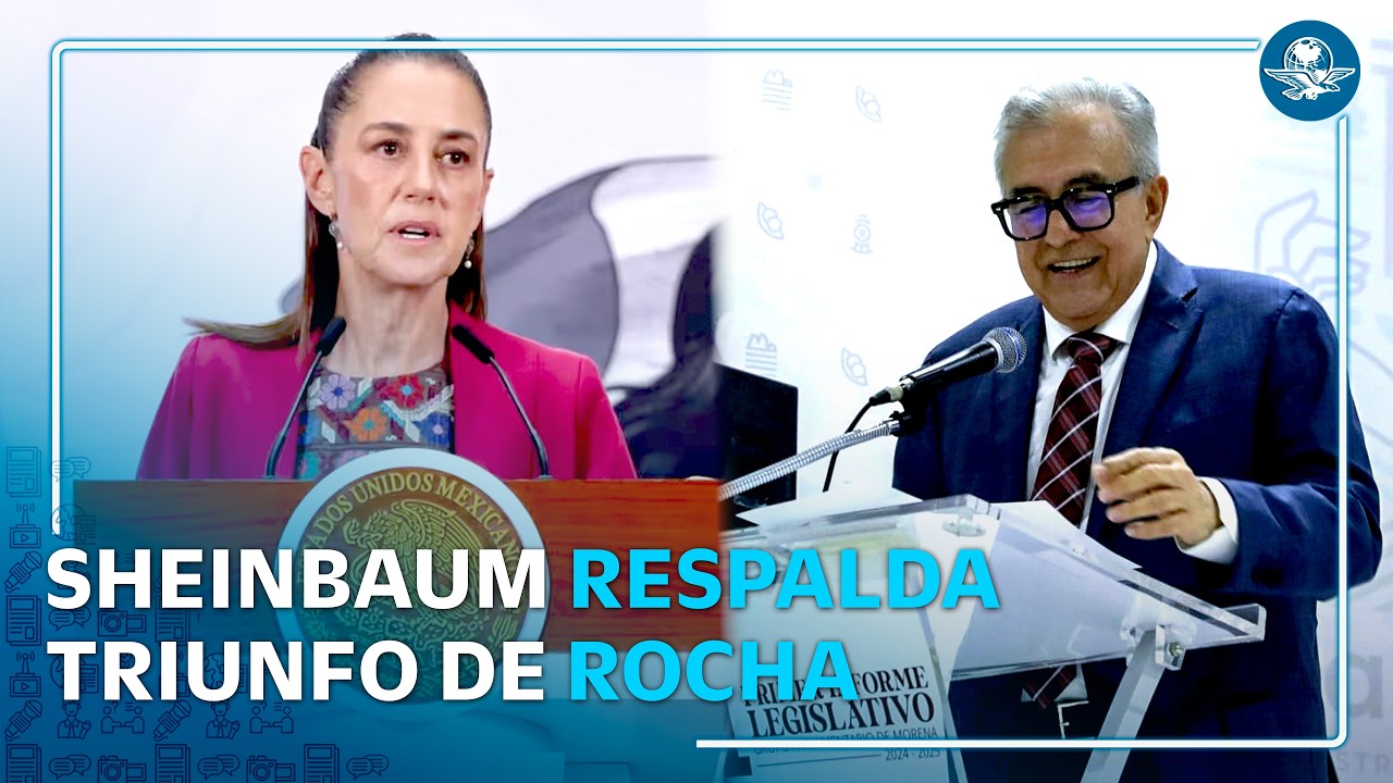 Defiende Sheinbaum triunfo de Rocha Moya en 2021: “No hay nada que ponga en duda esa elección”
