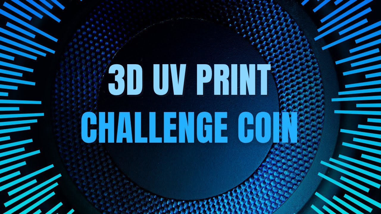3D UV Printed Challenge Coins – Custom Military, Police & Firefighter Coins