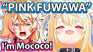 Mococo's Reaction when She Got Called 'Pink Fuwawa' 【Hololive】