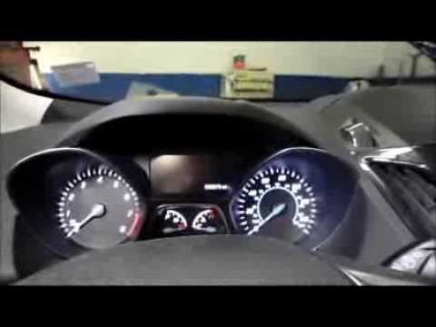 HOW TO RESET THE OIL LIFE ON A  2013 FORD ESCAPE