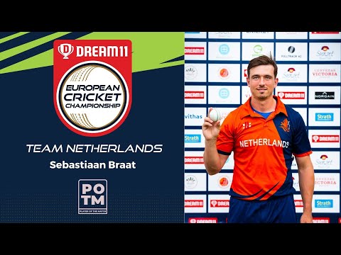 BRILLIANT Sebastian Braat BIG four wickets for Netherlands in derby win over Belgium
