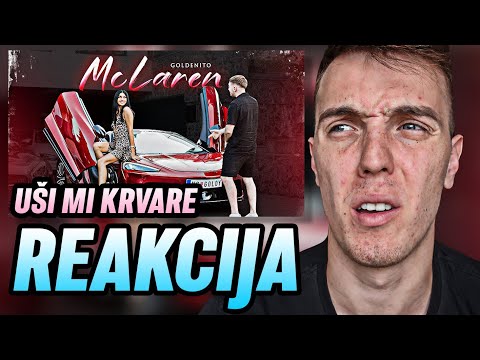 CHODA REAKCIJA na GOLDENITO - MCLAREN (Official Video)