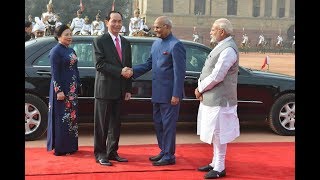 President Kovind accorded a ceremonial welcome to 