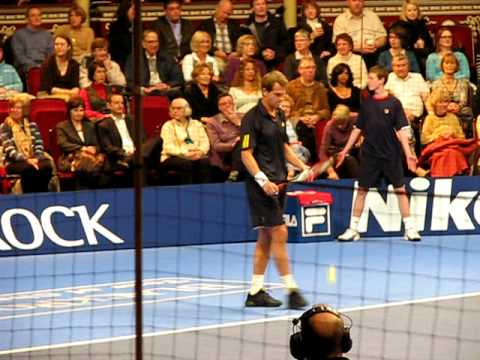BlackRock Masters Tennis - 02/12/2008 - Stefan Edberg v Pat Cash