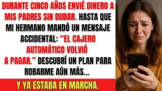 Enviaba $5,000 al mes a mis padres… hasta que vi su chat llamándome “cajero automático”