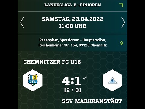 2022 04 23 U16 Chemnitzer FC gegen SSV Makranstädt (Tore 2 HZ)