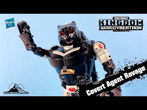 ?@hasbropulse Transformers War for Cybertron Deluxe Class COVERT AGENT RAVAGE Video Review