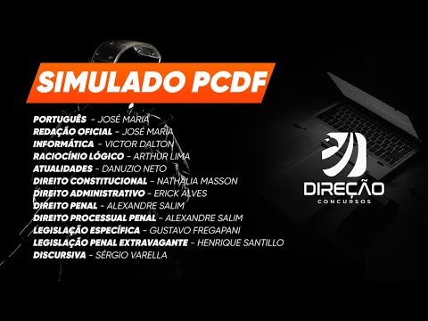 Simulado PCDF Direção Concursos