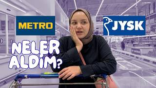 JYSK & METRO MARKET ALIŞVERİŞİ 🛒 | Ev İçin Neler Aldım? | Günlük Vlog