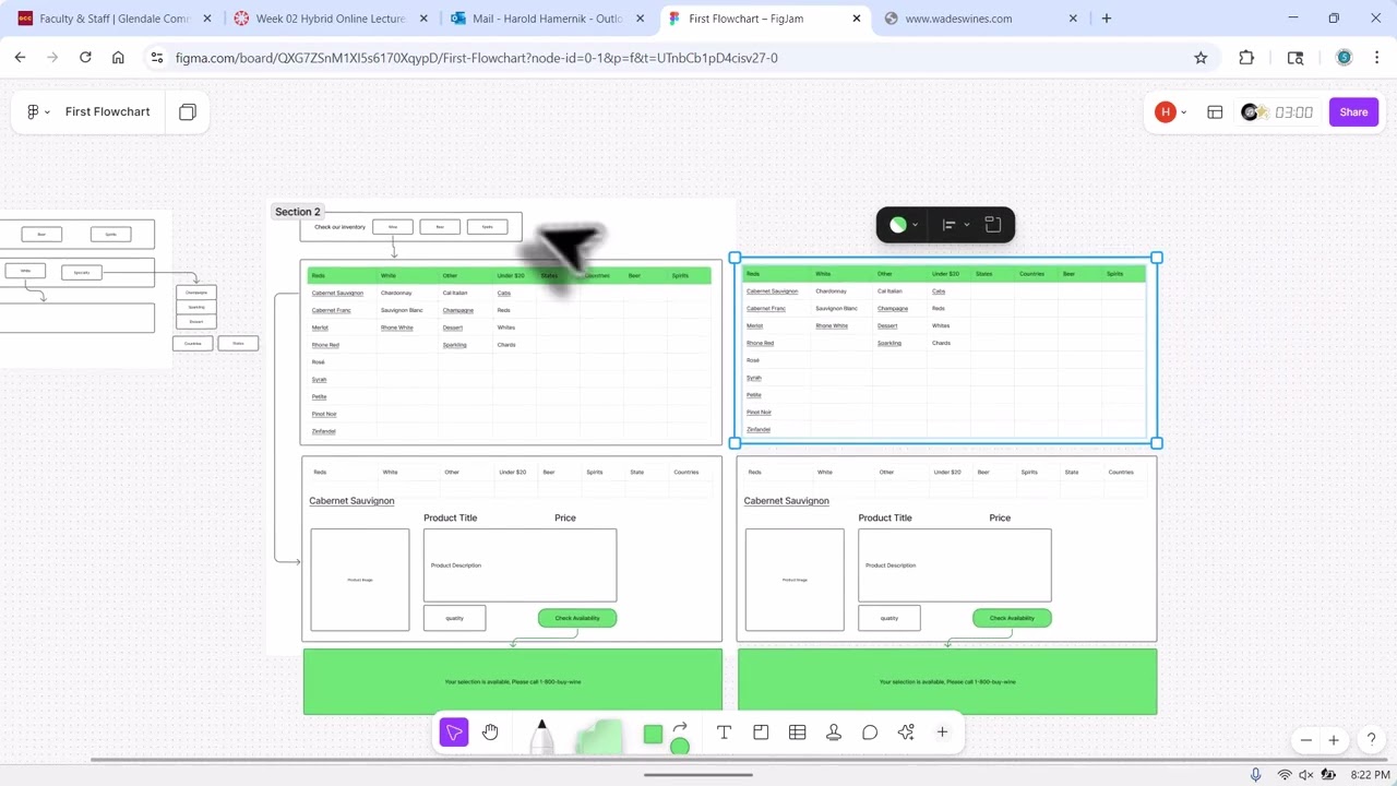 Figma Figjam - Brainstorm into  workflow