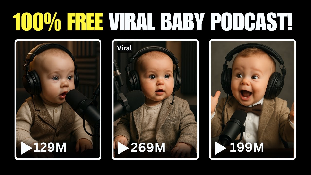 TikTok Trend: AI-Powered Talking Baby Podcast Tutorial