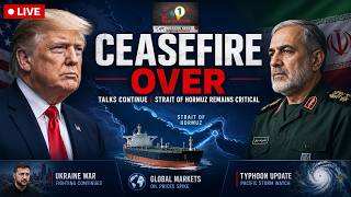 🔴LIVE: US–Iran Ceasefire Ends | Ukraine Expands Long-Range Strikes | Typhoon Bavi Threat