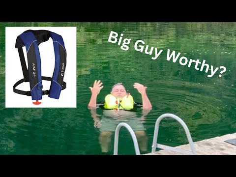 Onyx Self Inflating Life Preserver [Real-life Test On Big Guy] - Light, Cool, and Comfortable