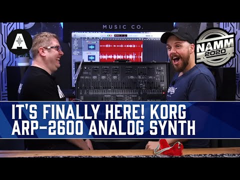 The Wait Is Finally Over! - NEW Korg ARP 2600 Analog Synthesizer - NAMM 2020