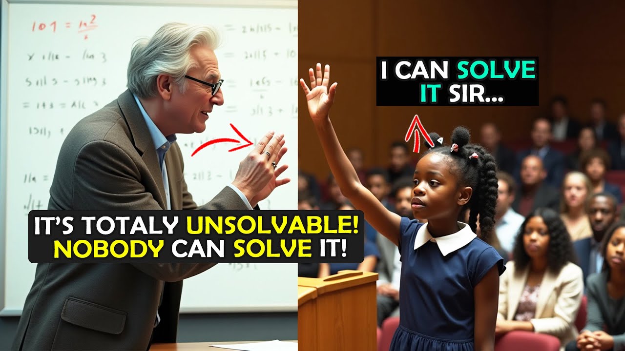 Harvard Professor Called It IMPOSSIBLE—Then a 12-Year-Old Girl Raised Her Hand and Everyone Shocked!
