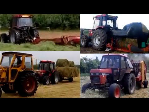 Making silage from cutting to wrapping