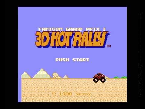 "Famicom Grand Prix II - 3D Hot Rally" Music : 1 - Title