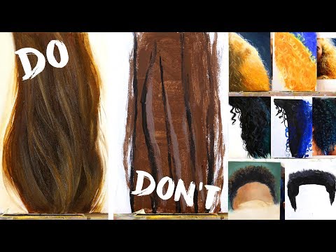 Do's and Don'ts of Realistic Hair Painting: How to...