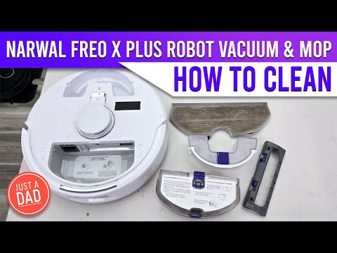 NARWAL Freo X Plus Robot Vacuum & Mop HOW TO CLEAN & Links to Parts