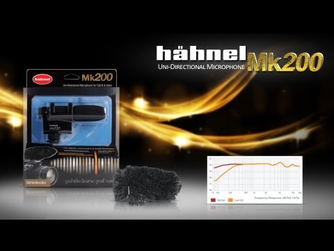 Hähnel Mk200 Uni-directional Microphone for DSLRs and Camcorders