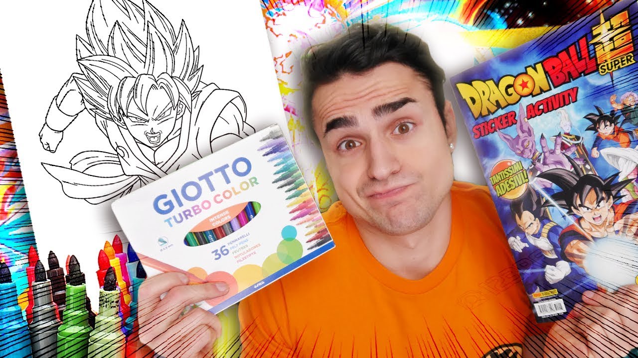 100% INCAPACE! Colorare i personaggi di Dragon Ball Super. Non sò colorare ☹☹☹