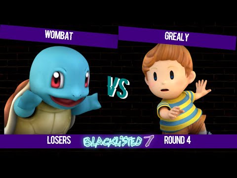 Blacklisted 7 LR4 - Wombat (Squirtle) vs grealy (Lucas)