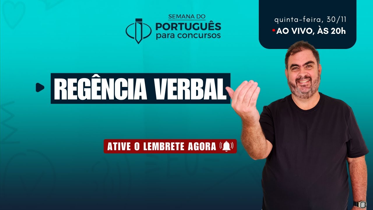 Prof. Rosenthal - REGÊNCIA VERBAL - Português para Concursos