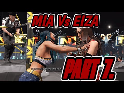 WWE 2K22  (XBOX Series X)  Walkthrough Gameplay Part 7.  "Eiza Gonzalez's My Rise"