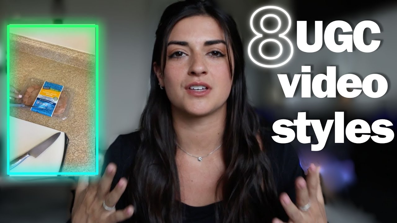 listing different styles of UGC videos to add to your portfolio