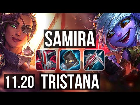 SAMIRA & Alistar vs TRISTANA & Braum (ADC) | 700+ games, 11/3/6 | BR Master | v11.20