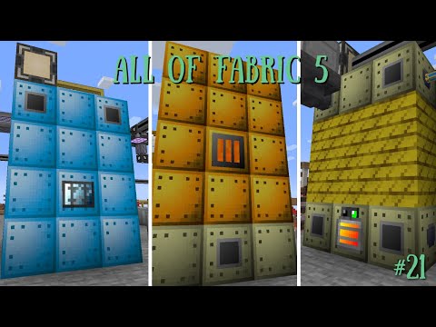 All of Fabric 5 - Vacuum Freezer! | Advanced Boiler! | Kanthal Tier Blast Furnace! - Ep 21