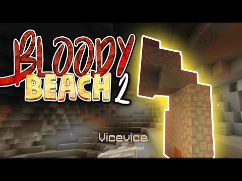 Are there enemies behind them? - Minecraft ♦ BLOODY BEACH 2 #04 | Let's Play / Battle