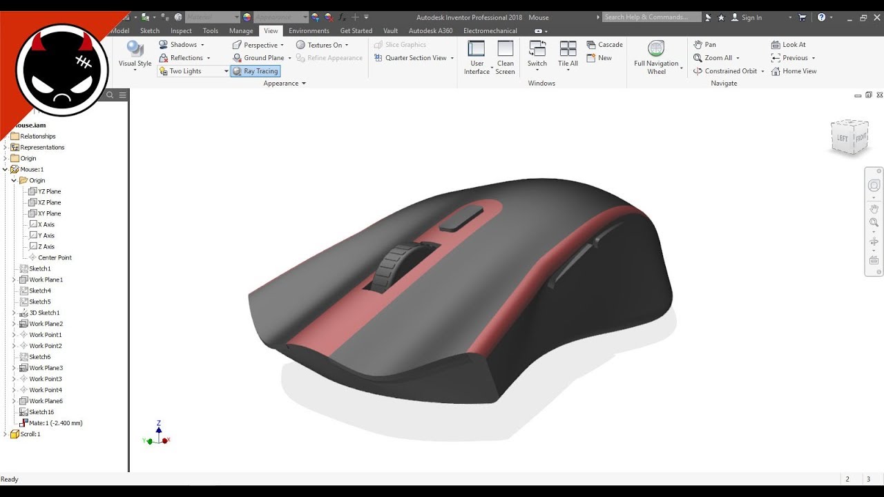 #Mouse #Tutorial #Inventor Studio