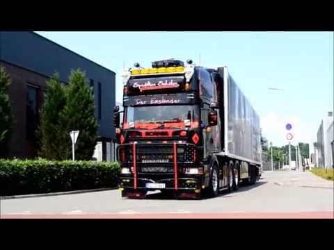 Spedition Schulze Scania 164L 580 V8 - LOUD OPEN PIPE SOUND