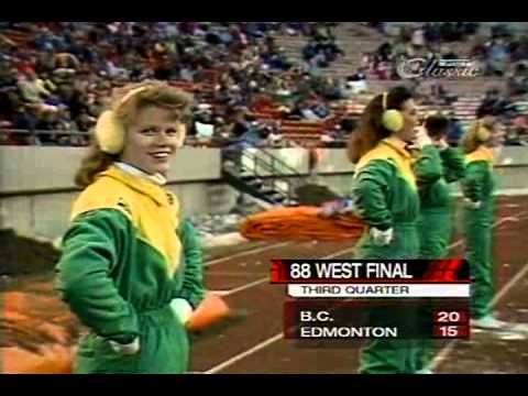 1988 CFL West Final - Lions @ Esks (Part 3 of 3)