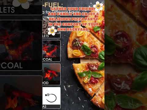 Introducing the ABORON Pizza Oven Outdoor, the ultimate pizza making experience!