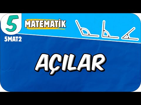 Açılar 📘 5. Sınıf Matematik #2025