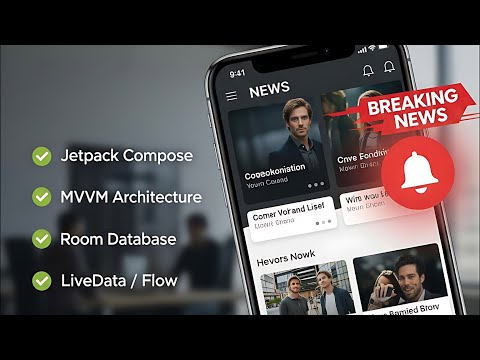 News App In  MVVM and Jetpack Compose  Part 6 | Jetpack Compose | News App | Android App Development