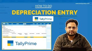 How to do Depreciation Entry in Tally Prime | Techjockey | Watch video till the end for a surprise