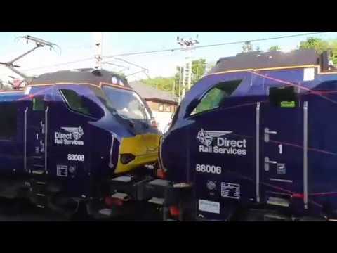 88006/88008 6k73 Sellafield - Crewe flasks, 22nd May 2018