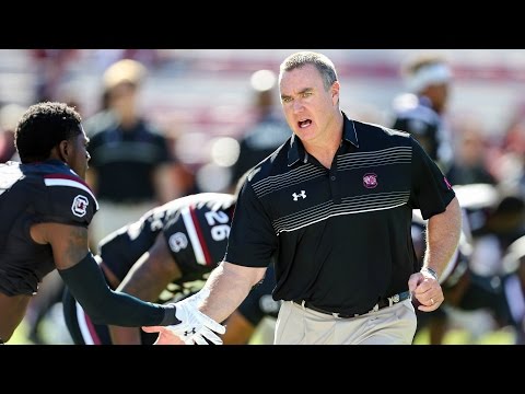 South Carolina's Shawn Elliott Gets Hyped Up Before First Game | CampusInsiders