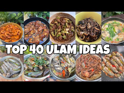 TOP 40 FILIPINO MEAL ULAM IDEAS| EVERYDAY FOOD IDEAS| ULAM IDEAS ARAW-ARAW| YUMMYLICIOUS WITH ROSE