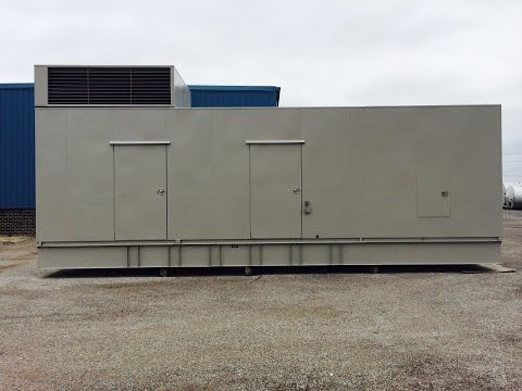 Used- Cummins 1500 kW standby (1250kW prime) diesel generator set Stock # 46947002